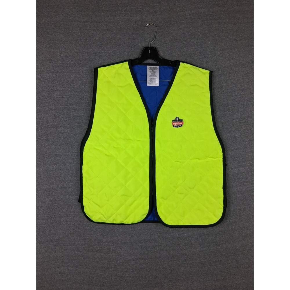 Ergodyne Adult Jacket 2XL Neon Yellow Tenacious Work Gear Quilted Vest Chill Its